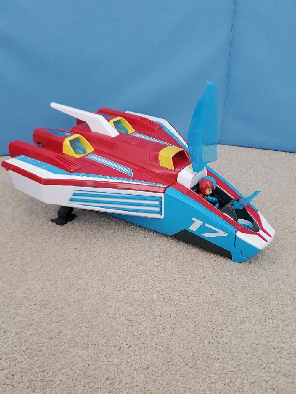 Paw Patrol Sky Rescue Jet & Helicopter Playset - Red & Blue - Picture 6 of 16